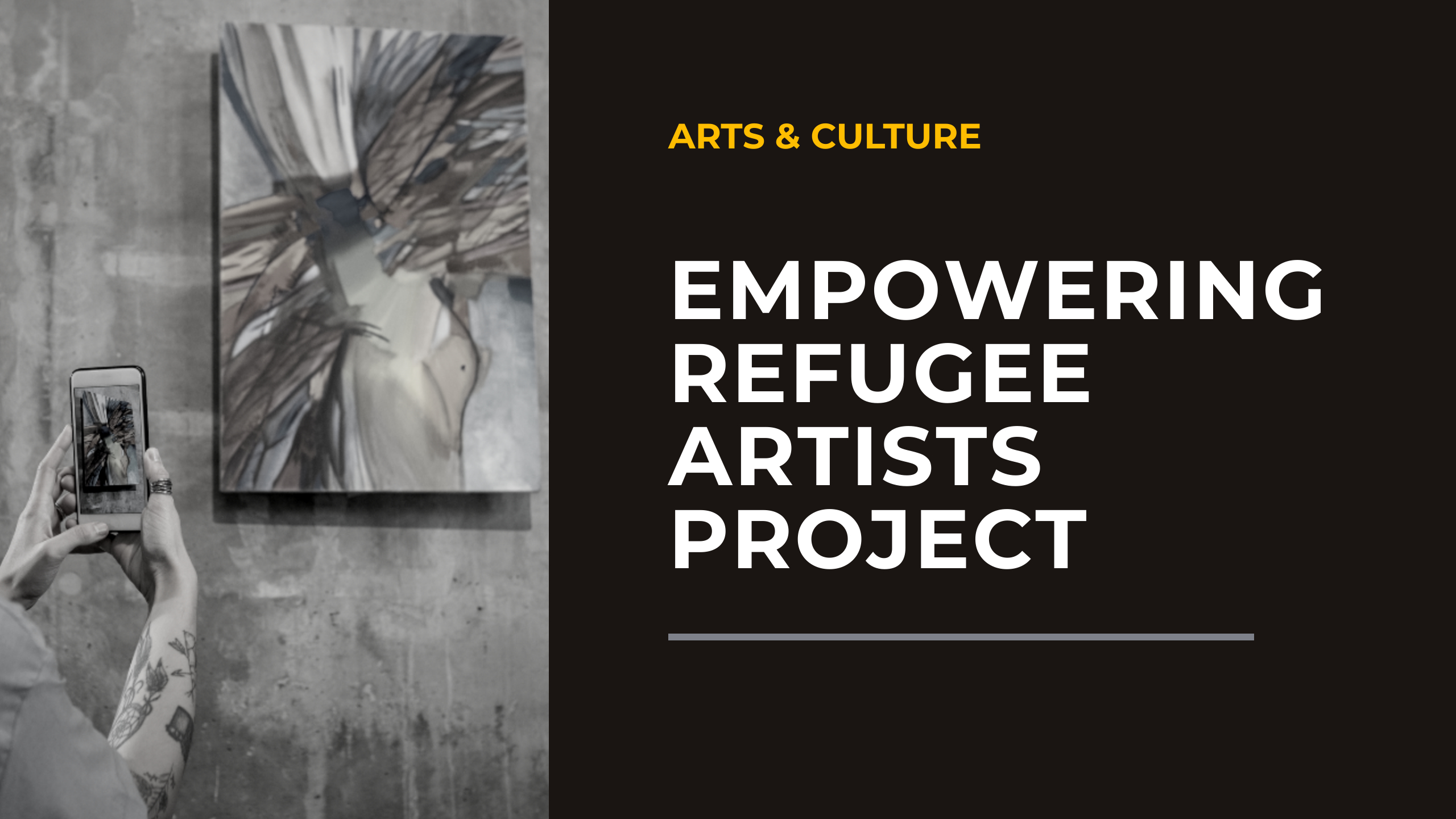 Celebrating Creativity and Empowering Refugee Artists