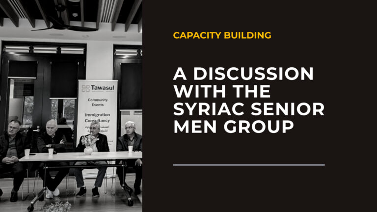 A Discussion with the Syriac Senior Men Group: Empowering Leaders Through Faith and Community Training