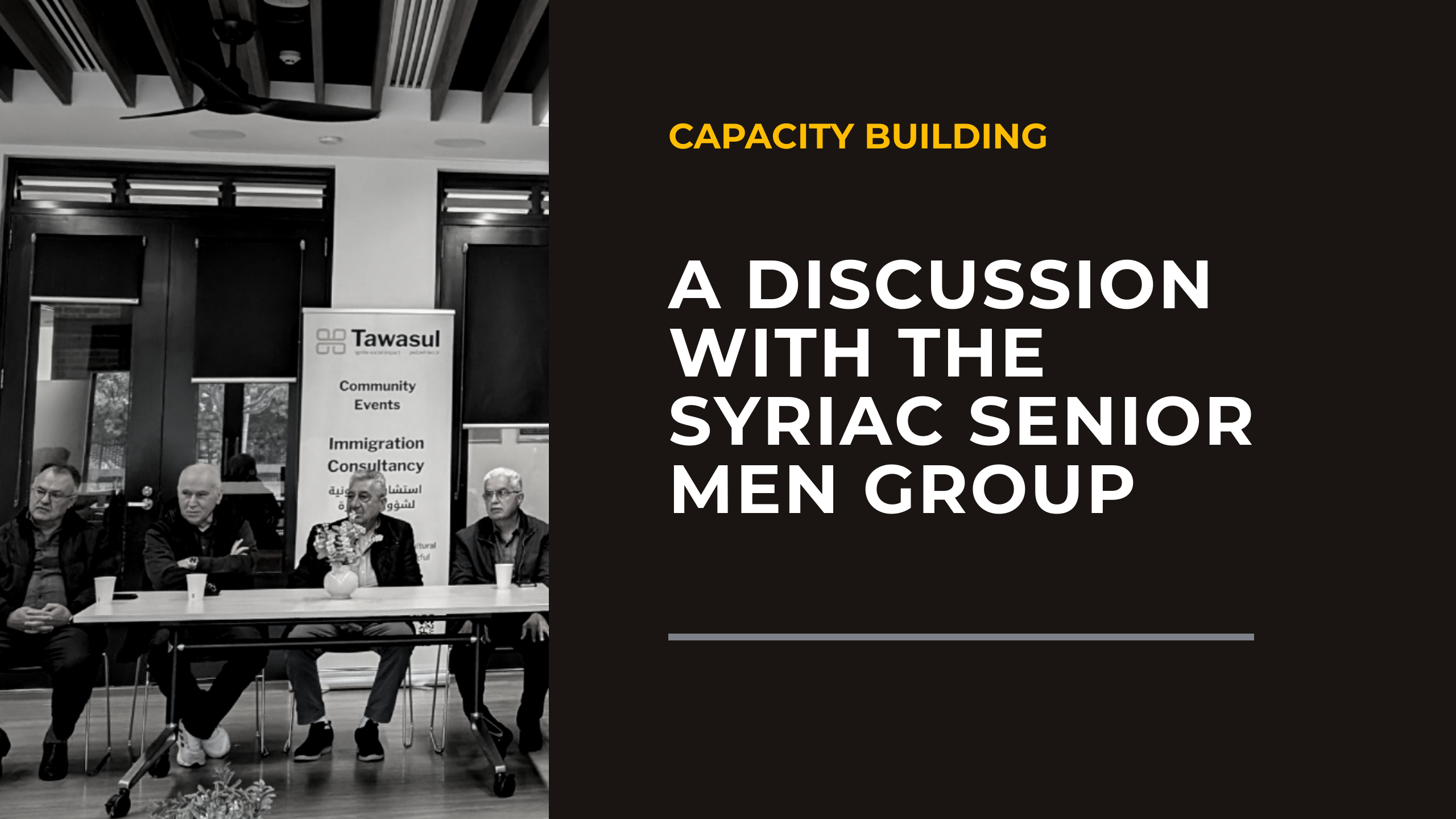 A Discussion with the Syriac Senior Men Group: Empowering Leaders Through Faith and Community Training
