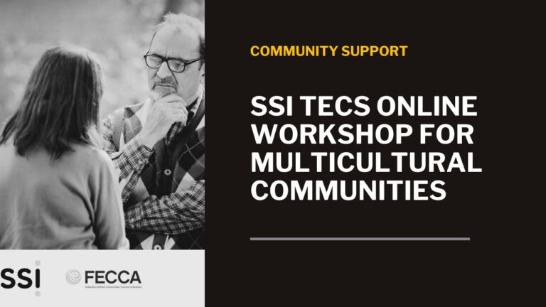 SSI TECS Online Workshop for Multicultural Communities